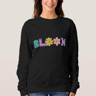 Sudadera Traje de bebé floreado retro pastel Bloom