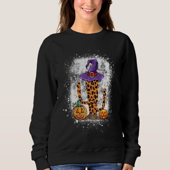 Sudadera Traje de Cactus para Halloween Cactus Blanqueado p (Anverso)