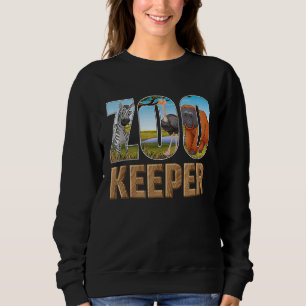 Sudadera Traje de cuidador de zoológico Sabana africana cui