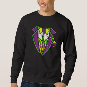 Sudadera Traje de fiesta de Carnaval Mardi Gras esmoquin