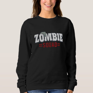 Sudadera Traje de Halloween de Zombie Squad para niños y ni