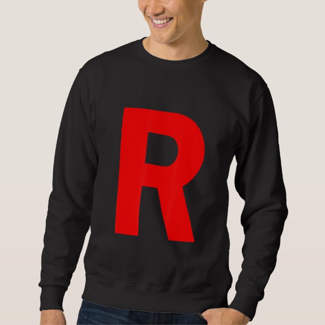 Sudadera Traje de Halloween del Equipo Rocket Cosplay R Hom (Anverso)