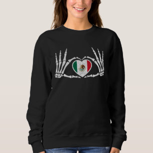 Sudadera Traje de Halloween gótico goth esqueleto México me