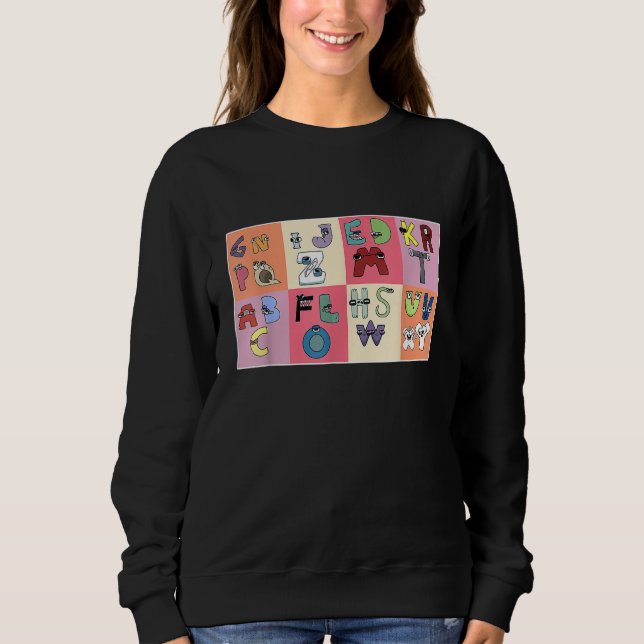 Sudadera Traje De Lore Abc Para Niños Con 26 Letras (Anverso)