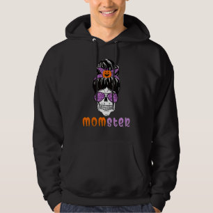 Sudadera Traje de Momster para Halloween Calavera Mamá Pelo
