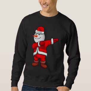 Sudadera Traje de Papá Noel hombre muñeco de nieve haciendo