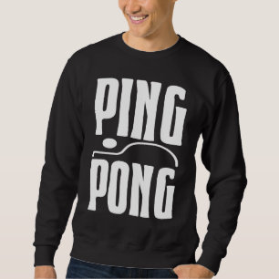 Sudadera Traje de Ping Pong Raqueta de Tenis de Mesa Ping P