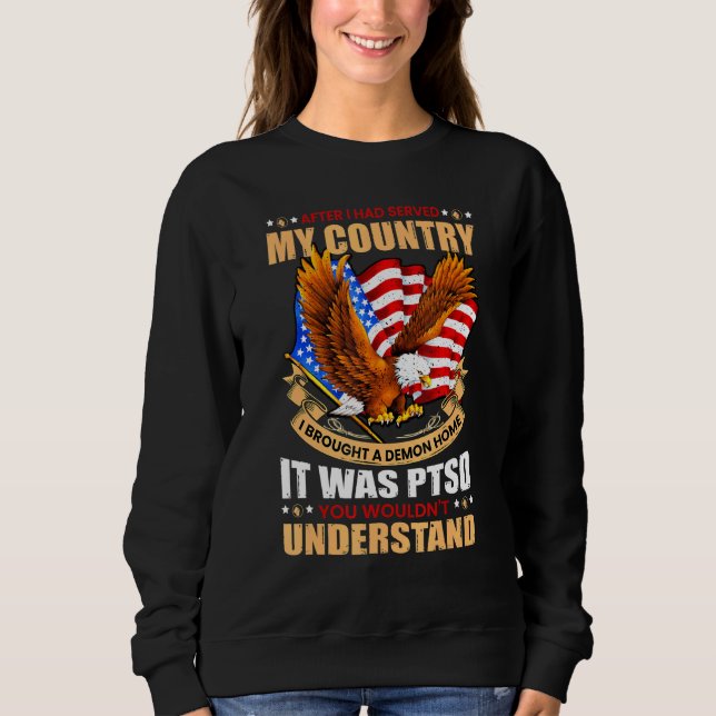 Sudadera Traje Un Demon Home Ptsd (Anverso)