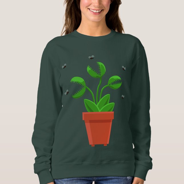 Sudadera trampa de mosca de halloween venus (Anverso)