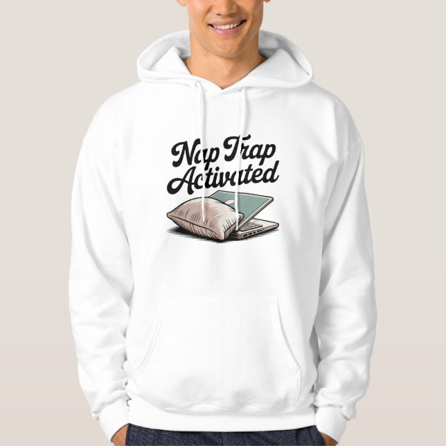 Sudadera Trampa de Sueño Activada | Divertida Procrastinaci (Anverso)