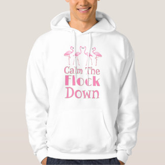 Sudadera Tranquilizar A La Redada Con Flamingo Gracioso