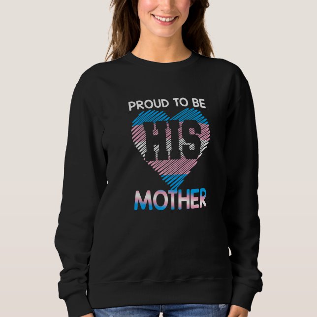 Sudadera Trans Mom Trans Prision Transgender Flag Madre Lgb (Anverso)