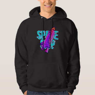 Sudadera Transbordador De Espacio Glitchcore Con Espacio De