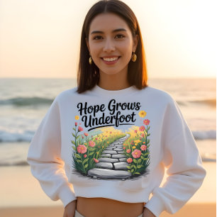 Sudadera Transformación del camino de flores