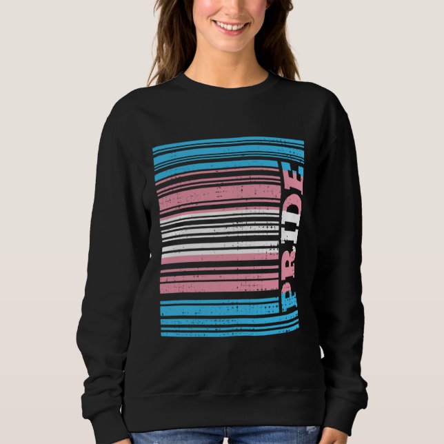Sudadera Transgender Pride Flag LGBT Trans Gay Les Bi Trans (Anverso)