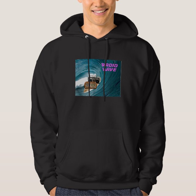 Sudadera Transmisión del tsunami del clima rocoso a un S (Anverso)