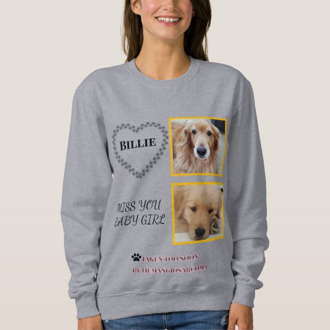 Sudadera Transparent Pet Tribute  (Anverso)