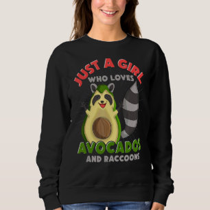 Sudadera Trash Panda Aguacate Chicas animales mujeres Racco