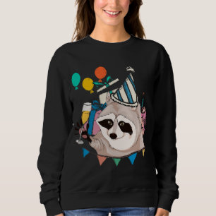 Sudadera Trash Panda Birthday Party Funny Animal Lover Racc