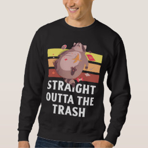 Sudadera Trash Panda Directamente Saliendo Del Raccón Funny