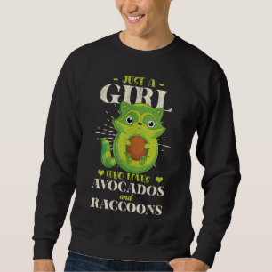 Sudadera Trash Panda Sólo Un Chica Que Ama Los Abogados Y E