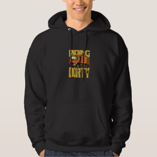 Sudadera Trash Recycling Garbage Truck Driver   Riding Dirt