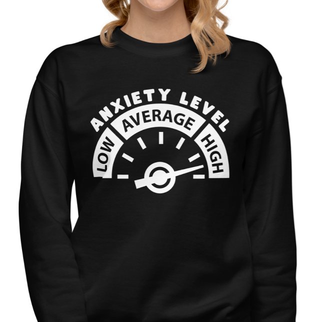 Sudadera Trastorno de ansiedad y ansiedad Conciencia fronta (Subido por el creador)