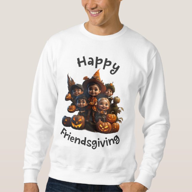 Sudadera Trato de amistad feliz (Anverso)