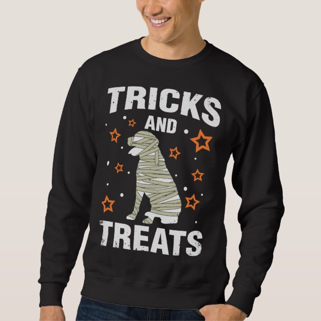 Sudadera Tratos y trucos de marca rotuiler Halloween Costum (Anverso)