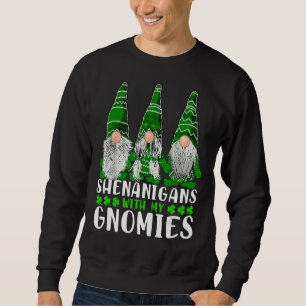 Sudadera Travesuras Con Mis Gnomos Día De San Patricio Gnom