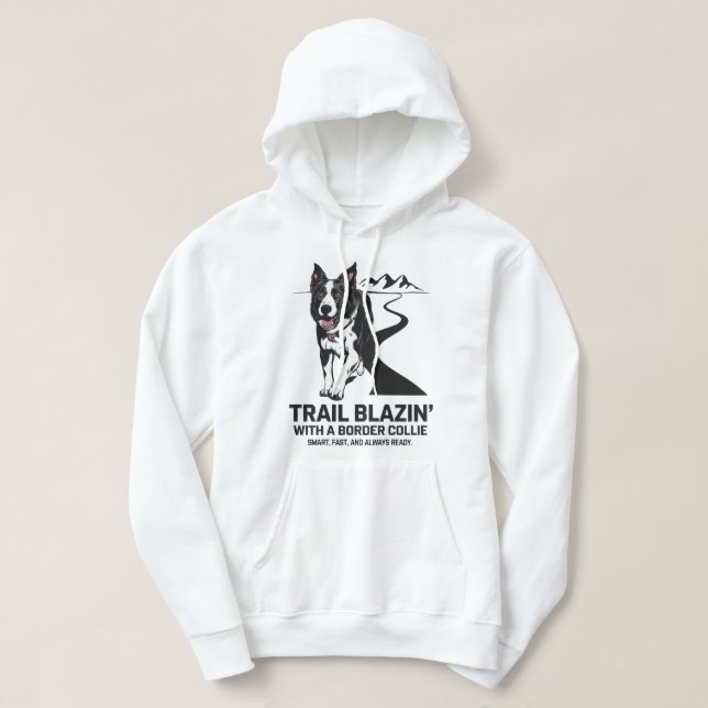 Sudadera Trayecto de diseño de aventuras en la frontera de  (Diseño del anverso)