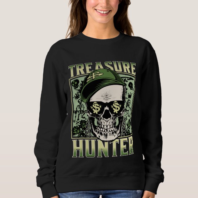 Sudadera Treasure Hunter Metal detector Graffiti Detectoris (Anverso)