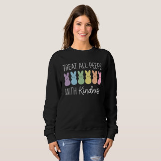 Sudadera Treat All Peeps With Kindness Easter Teacher