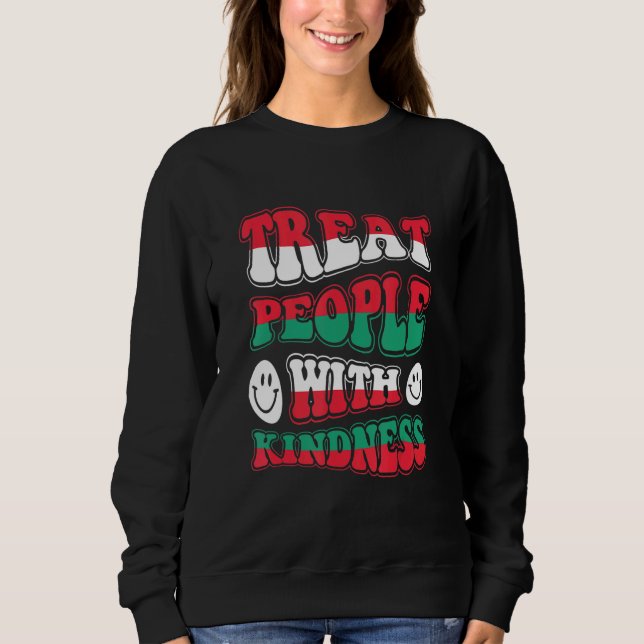 Sudadera Treat People With Kindness Retro TPWK Inspirationa (Anverso)