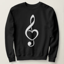 Treble Clef Heart Music Note