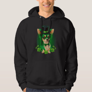 Sudadera Trebol de Chihuahua verde en el día de San Patrici