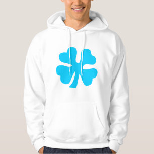 Sudadera Trébol de Cuatro Hojas - Azul Cielo