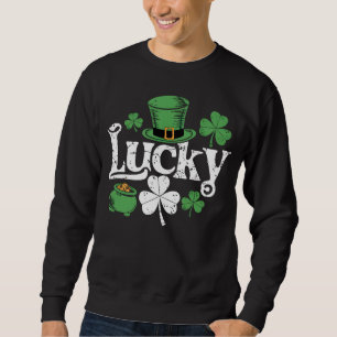 Sudadera Trébol de la Suerte Día de San Patricio Trébol de 