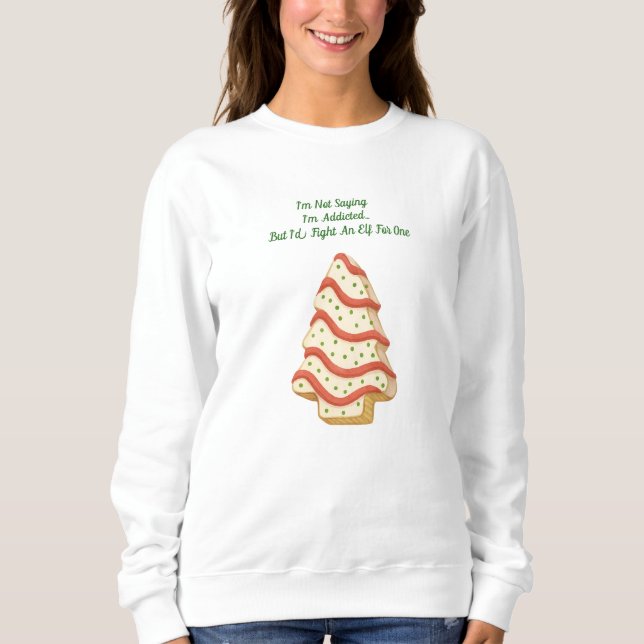 Sudadera Tree Cakes – Holiday Sweatshirt (Anverso)