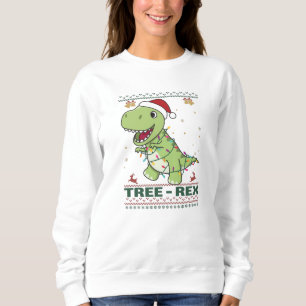 Sudadera Tree-Rex Funny Dinosaur Pun T-Rex