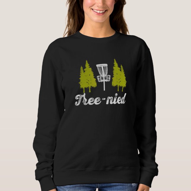 Sudadera Treenied Stupid Trees Frisbee Golf Frolf Disk Golf (Anverso)