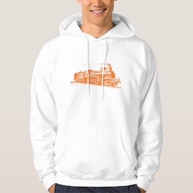 Sudadera Tren 03 - Naranja (Anverso)
