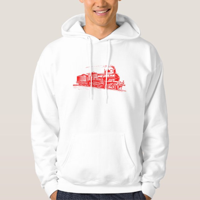 Sudadera Tren 03 - Rojo (Anverso)