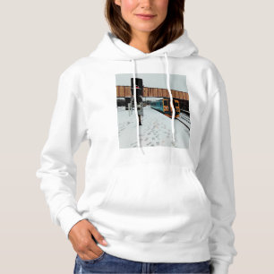 Sudadera Tren amarillo y turquesa