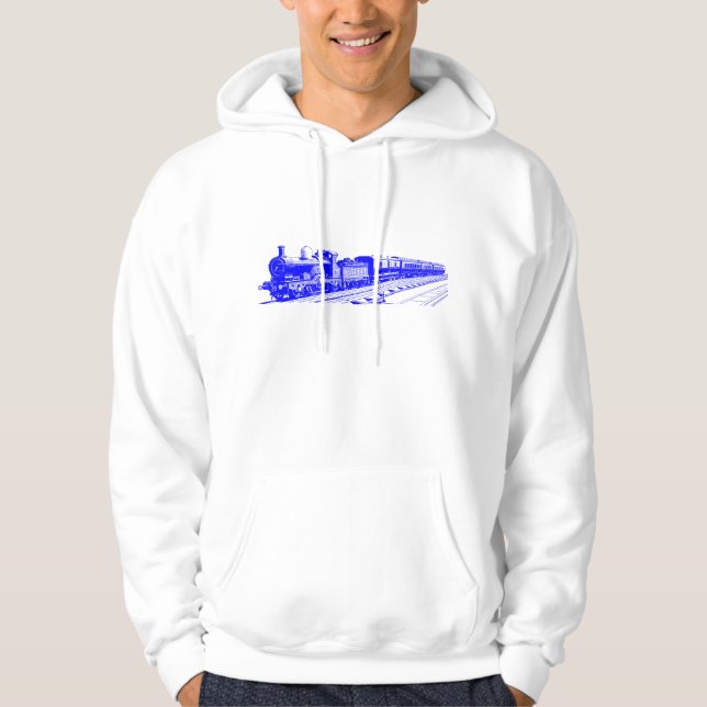 Sudadera Tren de cosecha - Azul (Anverso)