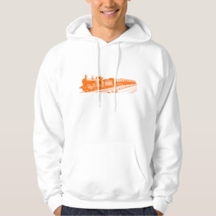 Sudadera Tren de época - Naranja