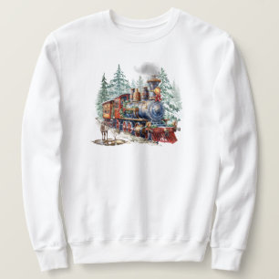 Sudadera tren de Navidad