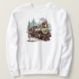 Sudadera tren de Navidad