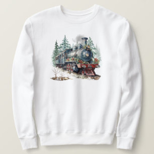 Sudadera tren de Navidad