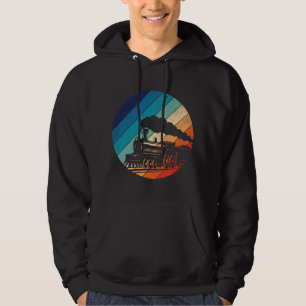 Sudadera Tren Ferrocarril Vintage Retro Locomotora Antiguo